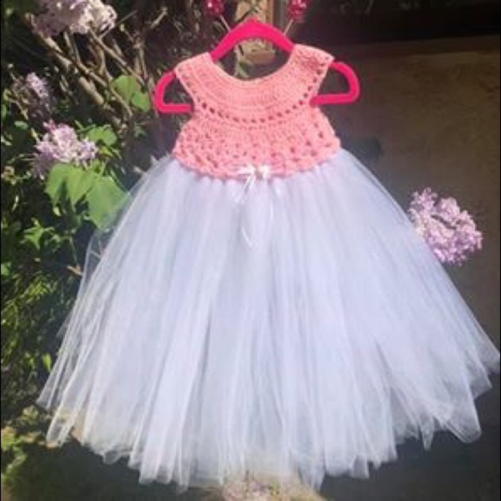 Spring Easter toddler tulle dress